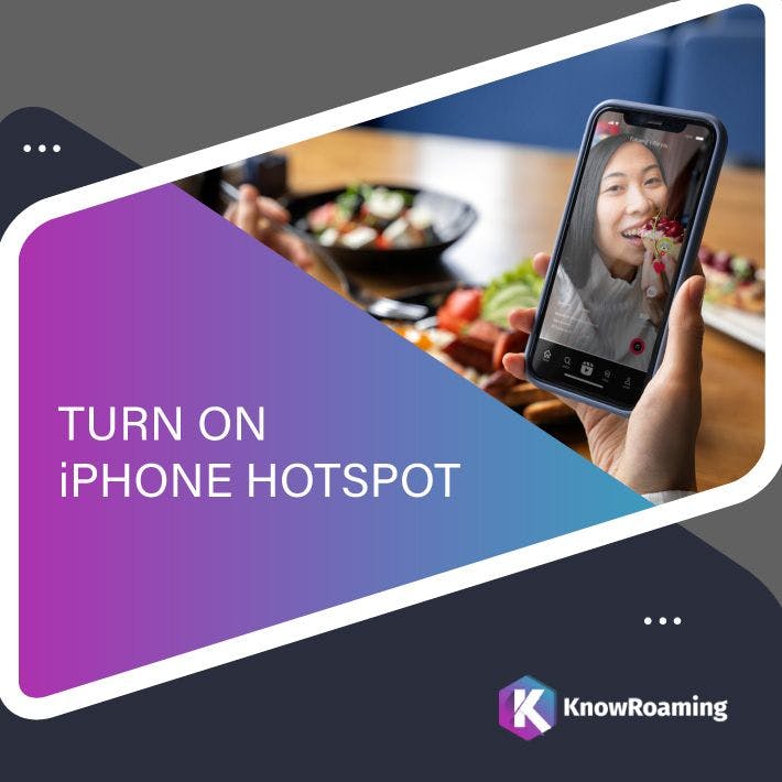How to turn on iPhone hotspot
